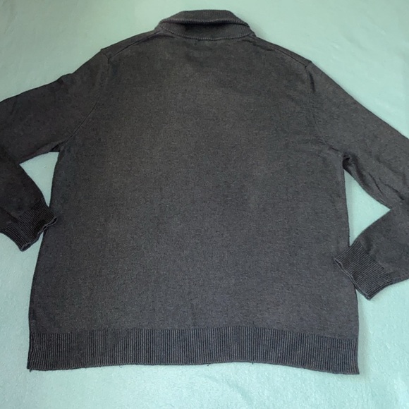 BANANA REPUBLIC wool cotton blend long sleeve sweater shawl collar NEW size XL - Picture 3 of 10